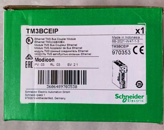 1PC New Schneider TM3BCEIP PLC Module Expedited Shipping DHL / UPS / FedEx