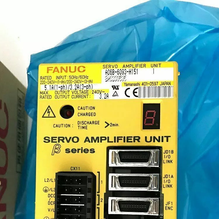 New FANUC A06B-6093-H151 Servo Drive A06B6135H001 DHL Expedited Shipping UPS / DHL / Fedex