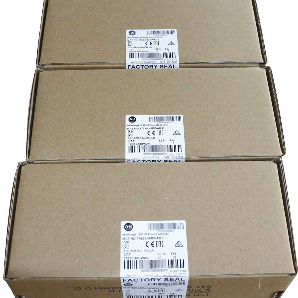 Allen-Bradley 1762 L40BWAR MicroLogix 1200 40 Point Controller 1762-L40BWAR New UPS / DHL / Fedex