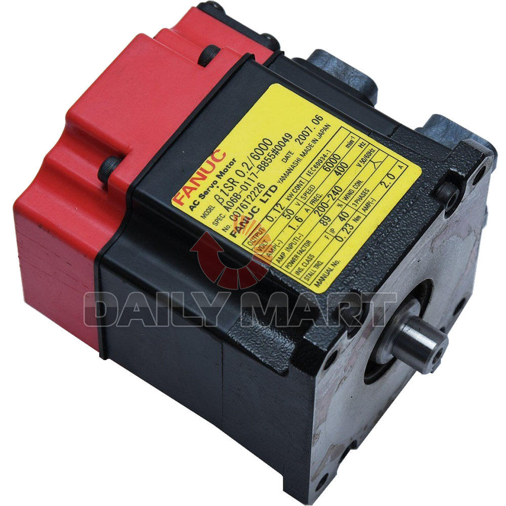 Used FANUC A06B-0117-B855 Servo Motor