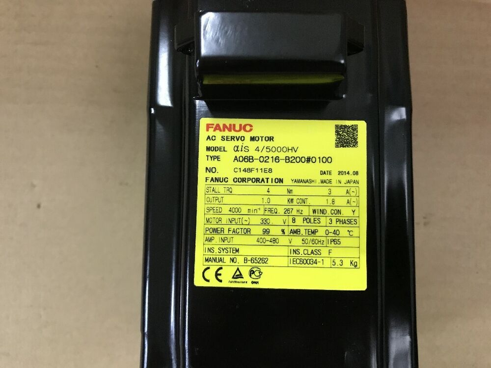 FANUC A06B-0216-B200#0100 Servo Motor A06B0216B200#0100 New Expendited ShippingDHL / UPS / FedEx