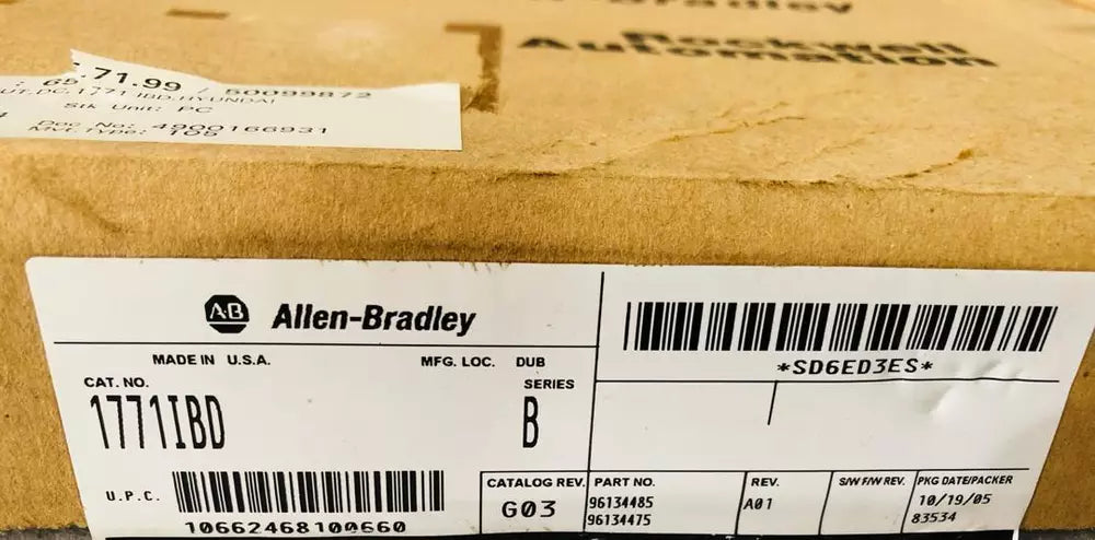 ALLEN-BRADLEY 1771-IBD /B PLC-5 DIGITAL DC INPUT MODULE 10-60V DC 16 OUTPUTS DHL / UPS / FedEx