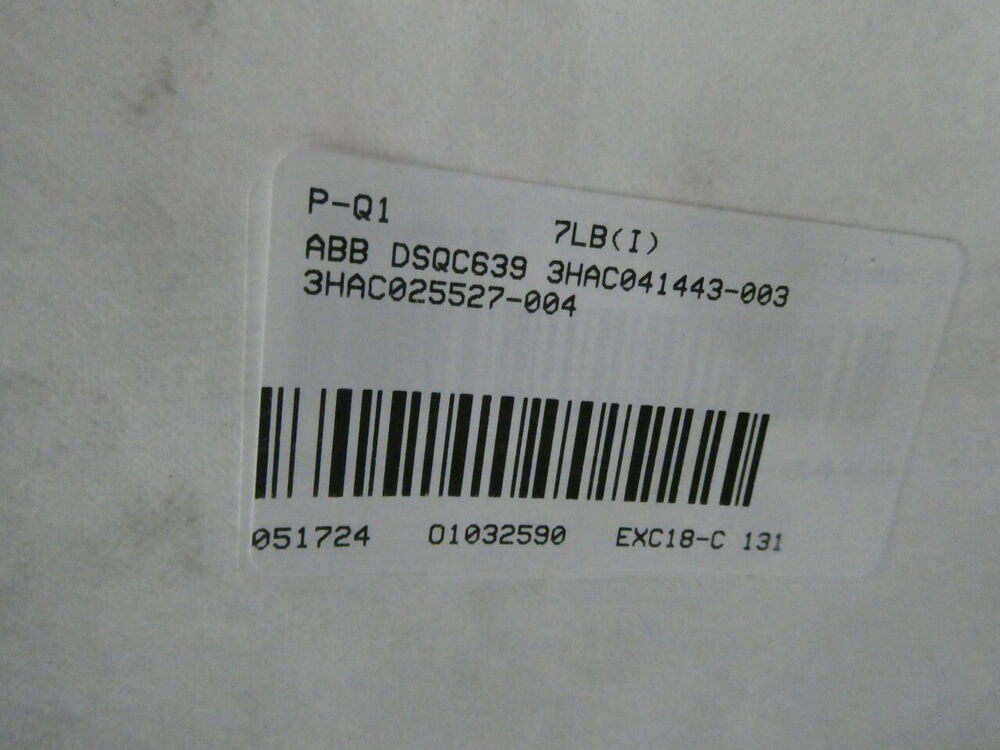 Abb DSQC639 3HAC041443-003 3HAC025527-004 Robot Main Computer