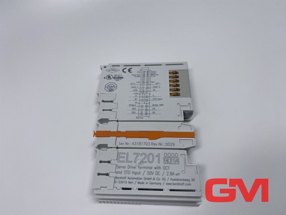 Beckhoff Ethercat - Terminal EL7201-9014 Absolutwert-Interface Servo Motor