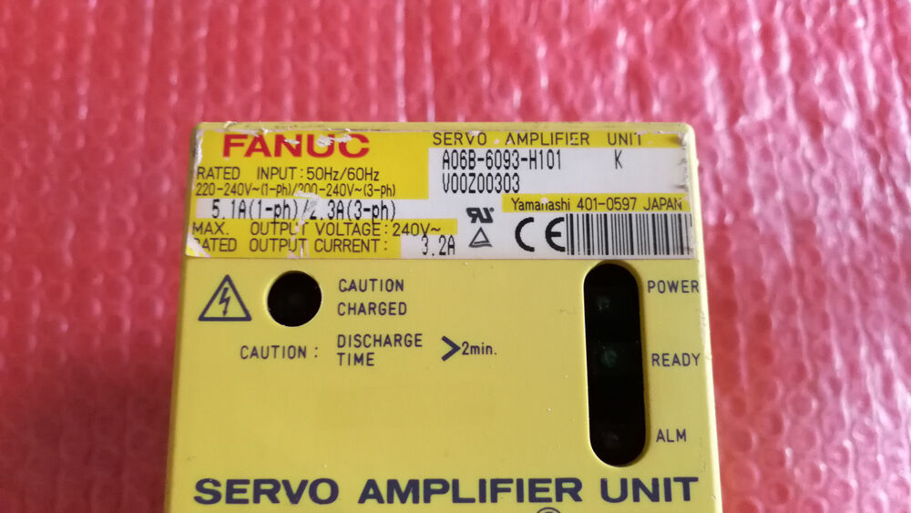 USED FANUC A06B-6093-H101 Servo Amplifier A06B-6093H101 Expendited Shipping DHL / UPS / FedEx