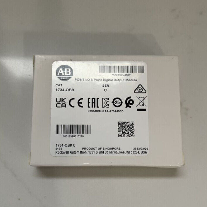 New In Box Allen Bradley 1734-OB8 8Point Digital Output Module AB 1734OB8 DHL / UPS / FedEx