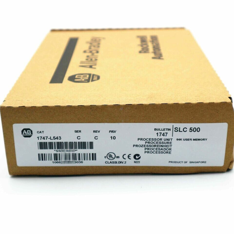 New Allen-Bradley AB 1747-L543 SER C SLC 500 5/04 CPU Processor Unit 1747-L543 UPS / DHL / Fedex