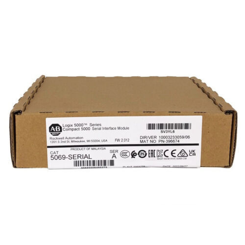 New AB 5069SERIAL Allen Bradley 5069-SERIAL Compact Logix 5000 Interface Module DHL / UPS / FedEx