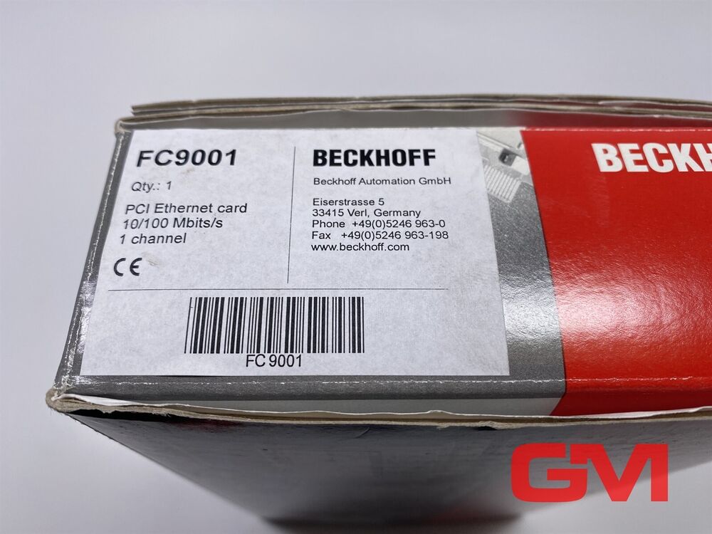 Beckhoff PCI Ethernet Card FC9001 Pvi 10/100 Mbits / S 1 Channel