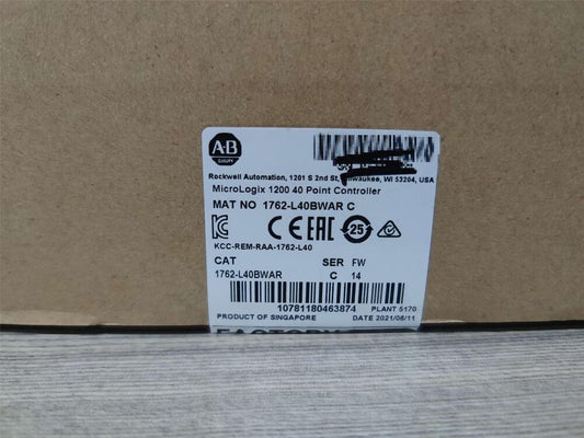 New Allen-Bradley MicroLogix 1200 40 Point Controller 1762-L40BWAR Fedex or DHL