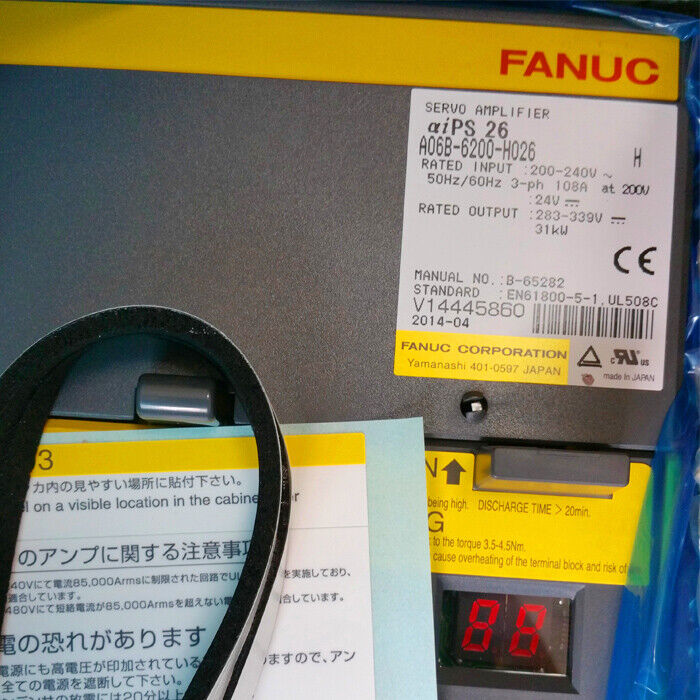 FANUC A06B-6200-H026 SERVO AMPLIFIER A06B6200H026 New In Box Expendited Shipping DHL / UPS / FedEx