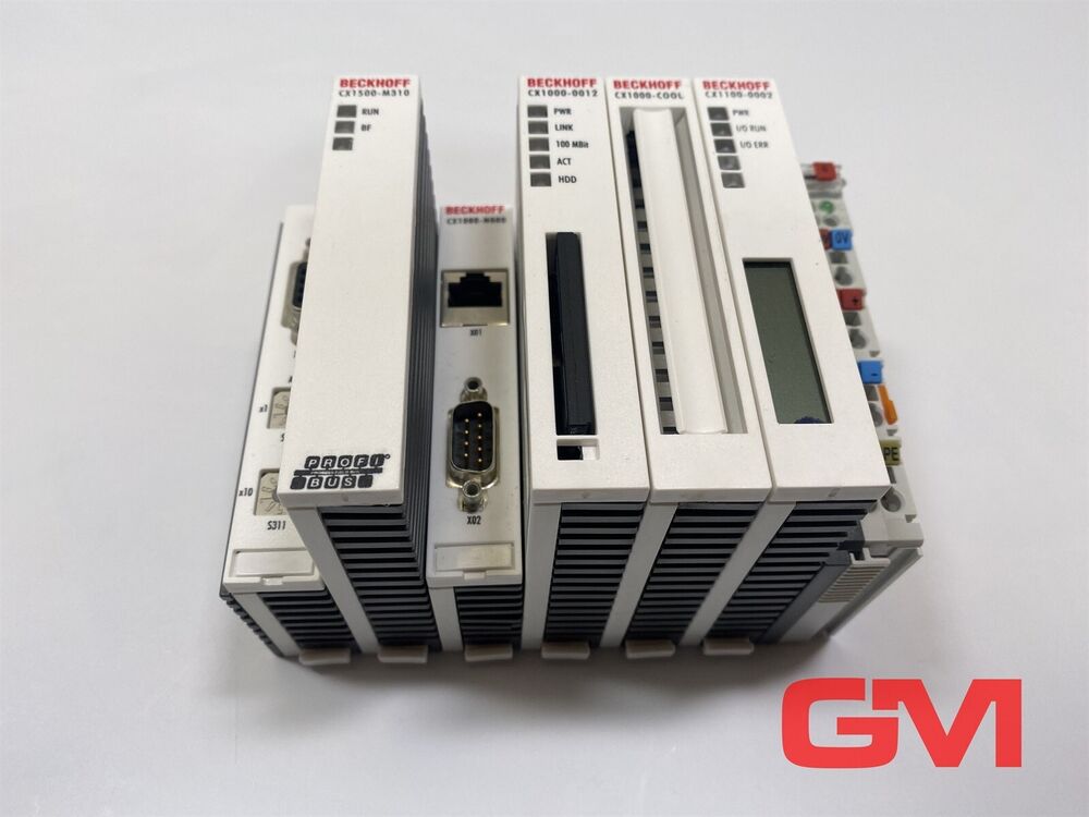 Beckhoff Control Unit CX1000-0012 Hw 2.2+ CX1500-M310+ CX1000-C00L+ CX1100-0002+