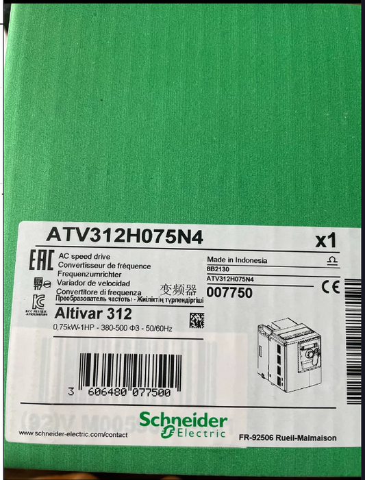 Schneider ATV312H075N4 In Box Free Ship Schneider Telemecanique Motor Inverter UPS / DHL / Fedex