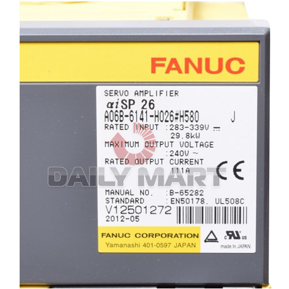 Brand New in Box FANUC A06B-6141-H026