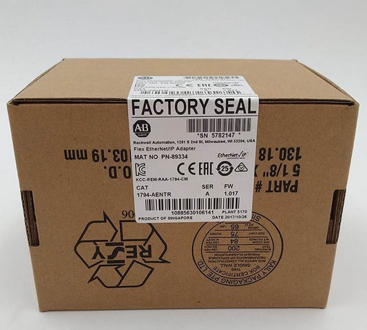 New Factory Sealed AB 1794-AENTR SER A Flex EtherNet/IP Adapter AB 1794AENTR DHL / UPS / FedEx