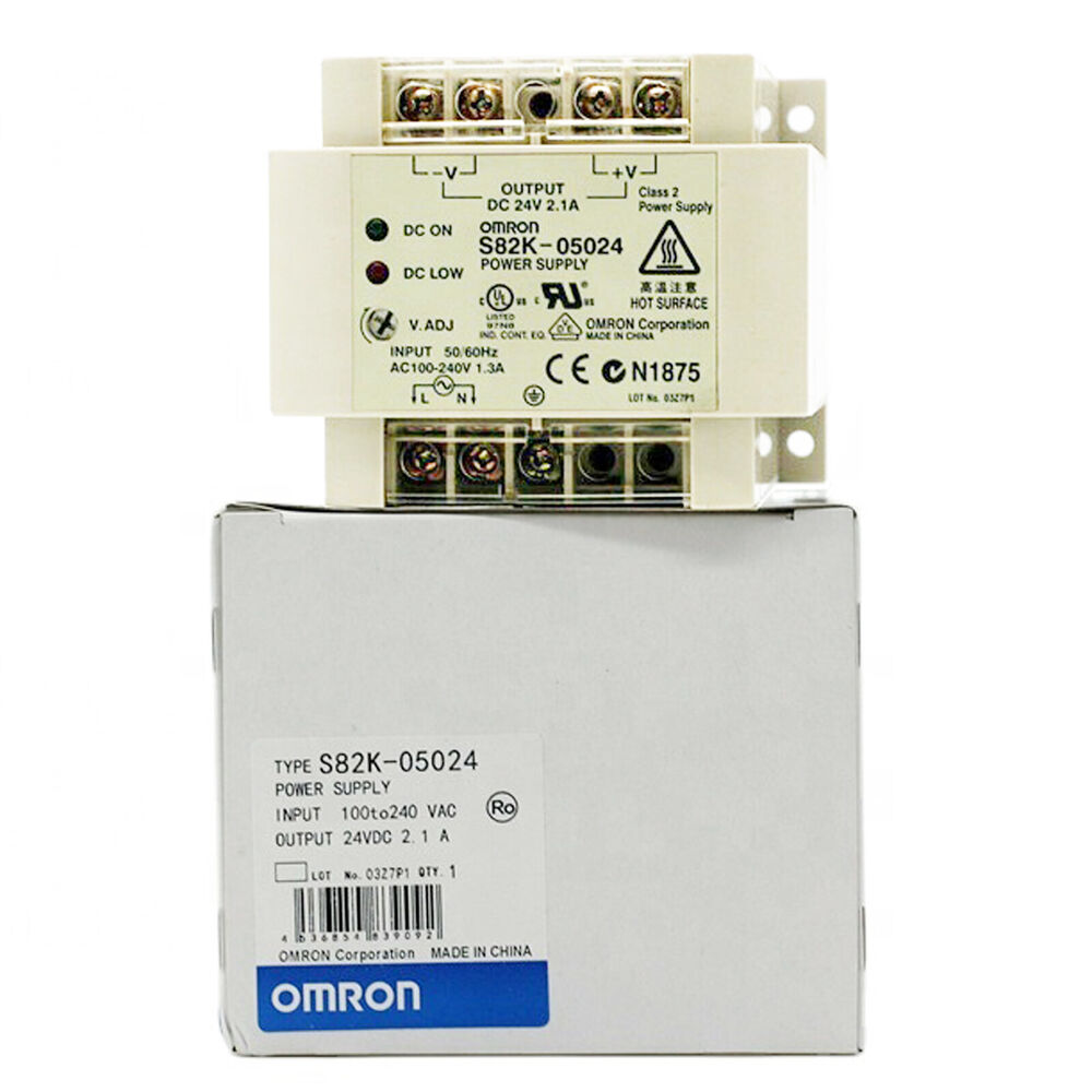 New In Box OMRON S82K-05024 Switching Power Supply 24VDC Free Expedited Shipping DHL / UPS / FedEx