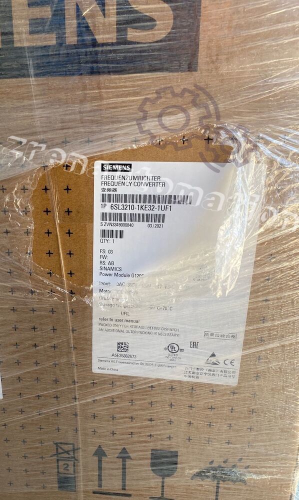 New Siemens SINAMICS G120C 110KW Inverter 6SL3210-1KE32-1UF1 6SL3 210-1KE32-1UF1