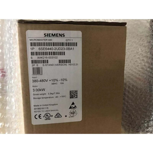 New Siemens MICROMASTER 440 6SE6440-2UD23-0BA1 Inverter In Stock Fast Shipping UPS / Fedex / DHL