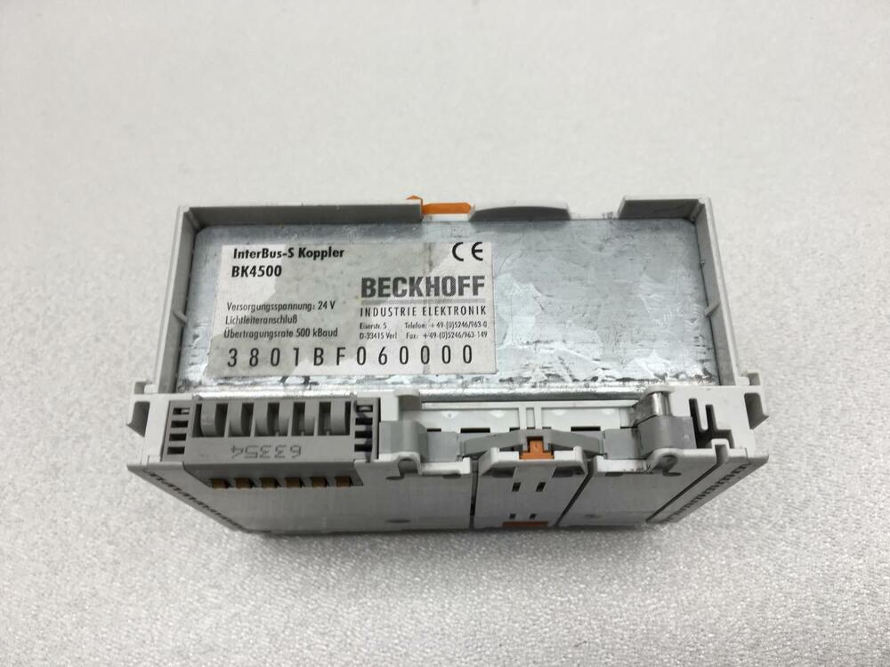 Beckhoff Automation BK4500 INTERBUS-S Coupler Module Bus Coupler