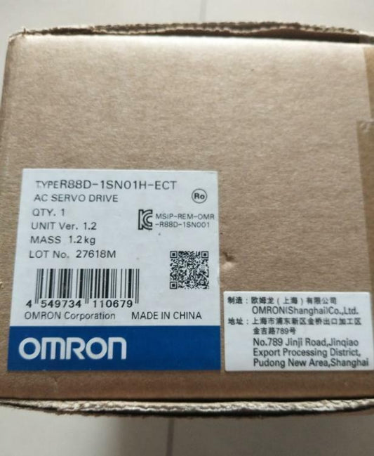 OMRON R88D-1SN01H-ECT Servo Driver R88D1SN01HECT New In Box Expedited Shipping DHL / UPS / FedEx