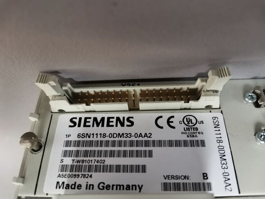 Siemens Used tested OK PLC Module 6SN1118-0DM33-0AA2 6 months warranty  UPS /  Fedex / DHL