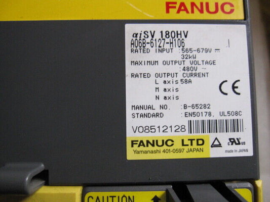 1PC FANUC A06B-6127-H106 Servo Drive A06B6127H106 New In Box Expendited Shipping DHL / UPS / FedEx