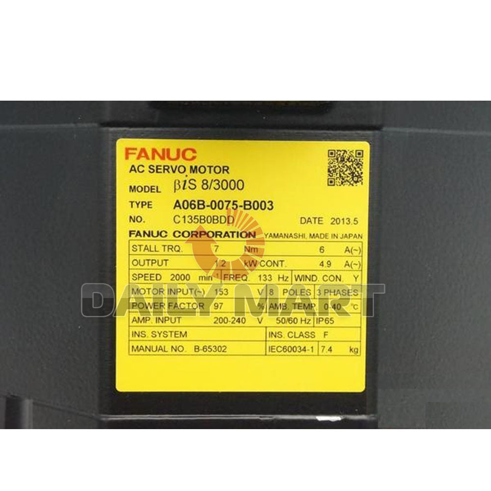 Brand New in Box FANUC A06B-0075-B003