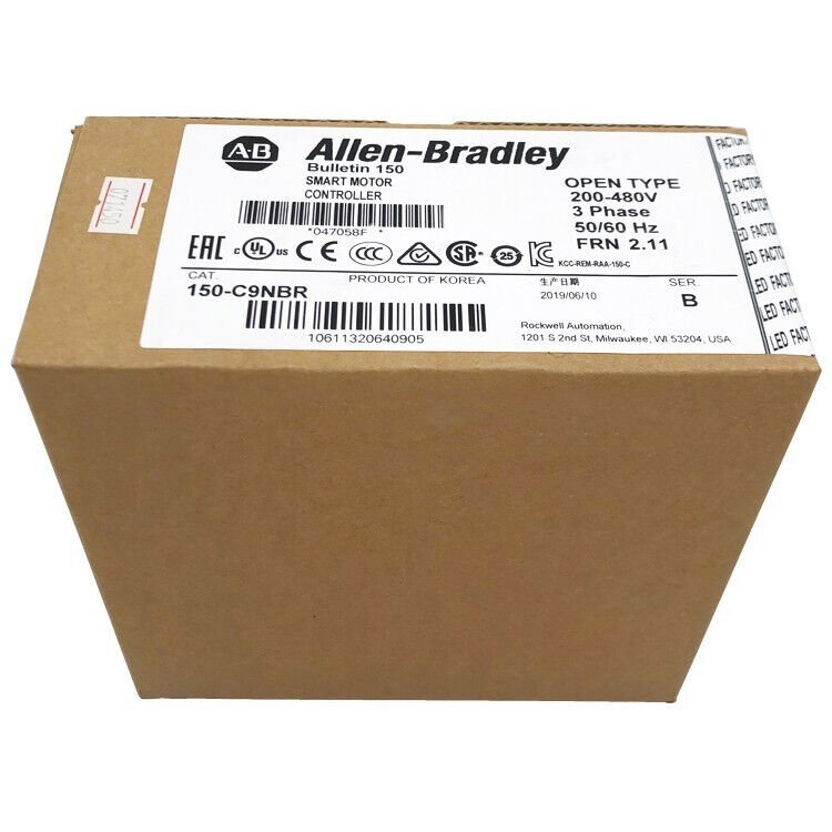 New Factory Sealed Allen-Bradley 150-C9NBR SMC-3 Smart Motor Controller 150C9NBR DHL / UPS / FedEx