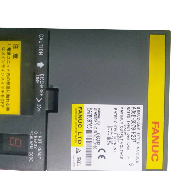 NEW FANUC SERVO AMPLIFIER A06B-6079-H207 A06B6079H207 FREE EXPEDITED SHIPPINGDHL / UPS / FedEx