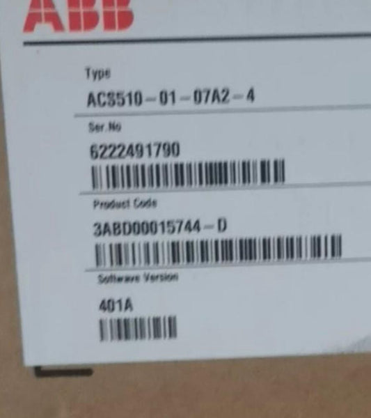 NEW ABB Inverter ACS510-01-07A2-4 ACS5100107A24 DHL / UPS / FedEx