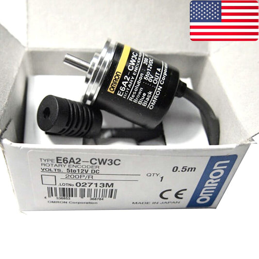 OMRON Rotary Encoder E6A2-CW3C 200P/R E6A2CW3C New in Box - US Stock DHL / UPS / FedEx