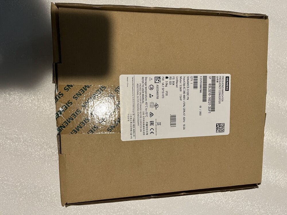 Siemens Power Module Inverter 6SL3210-1KE21-3UF1 In stock Fast Shipping Fedex / DHL