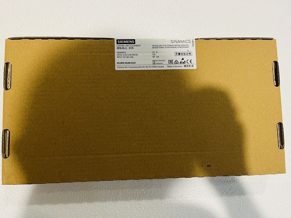 Brand New Siemens SINAMICS 6SL3055-0AA00-6AA1 6SL3 055-0AA00-6AA1 In Stock Fedex / DHL