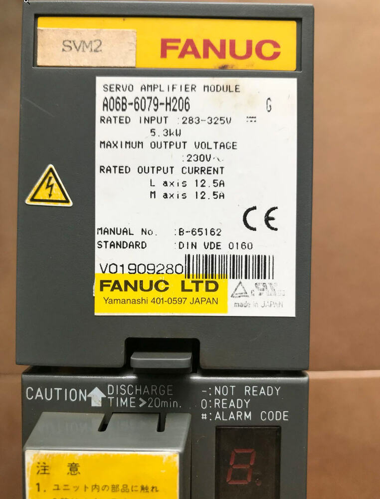 Fanuc A06B-6079-H206 Servo Amplifier Fanuc A06B6079H206 UPS / DHL / Fedex