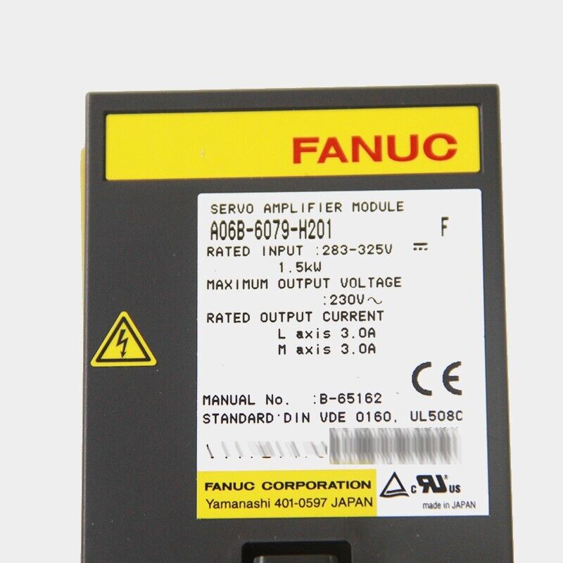 NEW FANUC A06B-6079-H201 SERVO AMPLIFIER A06B6079H201 FREE EXPEDITED SHIPPINGDHL / UPS / FedEx