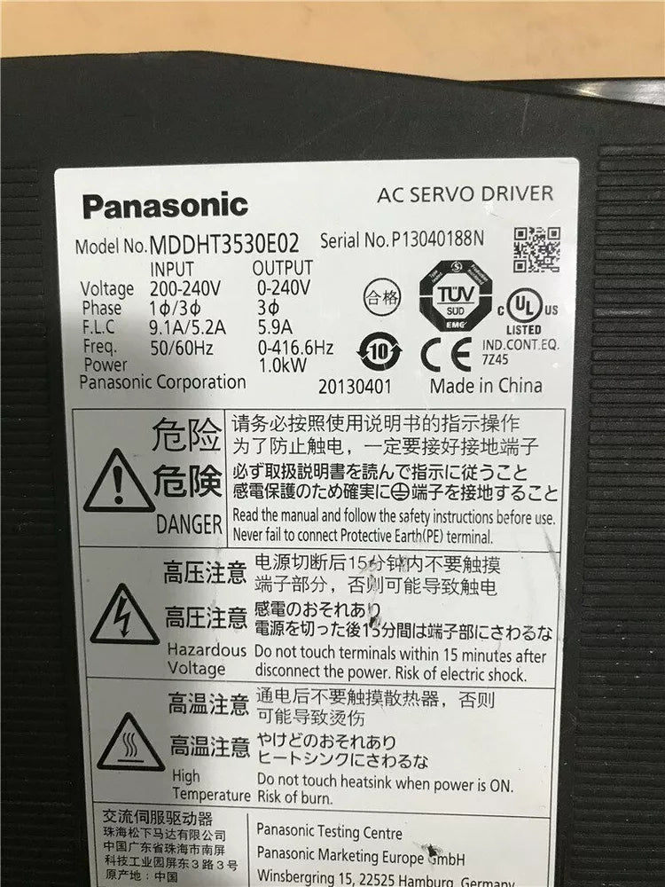 1PC New In Box Panasonic MDDHT3530E02 Servo Drive Expedited Shipping