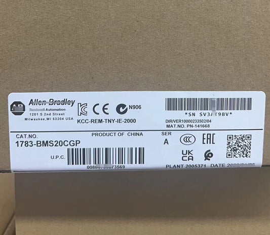 Allen Bradley Stratix 5700 Full FW Ethernet Switch 1783-BMS20CGP Factory Sealed Fedex or DHL