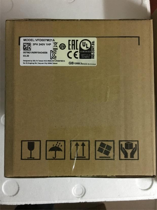 1PC New Delta VFD007M21A 0.75KW 220V Expedited Shipping DHL / UPS / FedEx