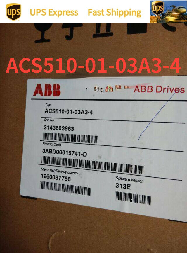 ACS510-01-03A3-4 Inverter 3P AC380V~480V 1.1KW New Spot Goods！Expedited Shipping