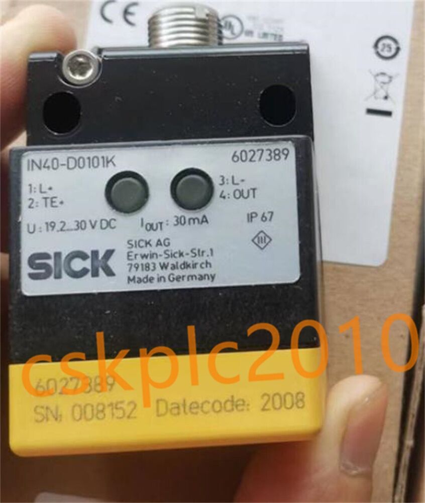 1 PCS NEW IN BOX SICK Safety switch IN40-D0101K 6027389