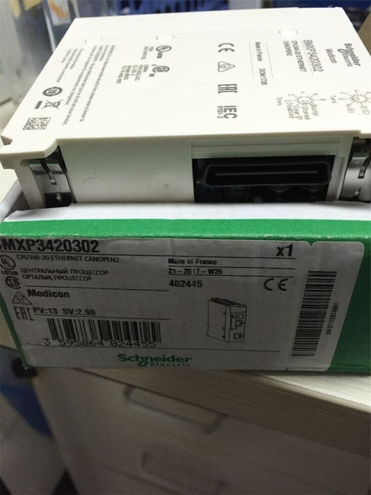 1PC New Schneider BMXP3420302 PLC Module In Box Expedited Shipping DHL / UPS / FedEX