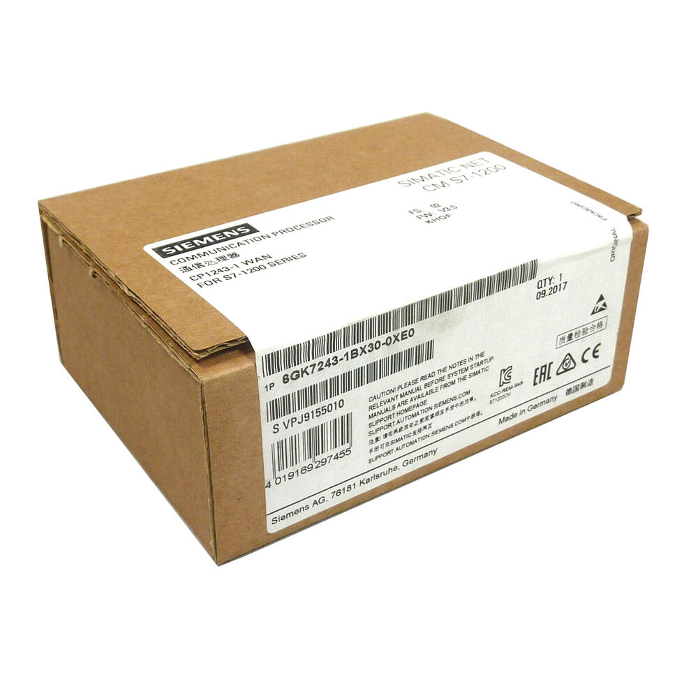 New SIEMENS 6GK7243-1BX30-0XE0 6GK7 243-1BX30-0XE0 Communication Processor DHL / UPS / FedEx