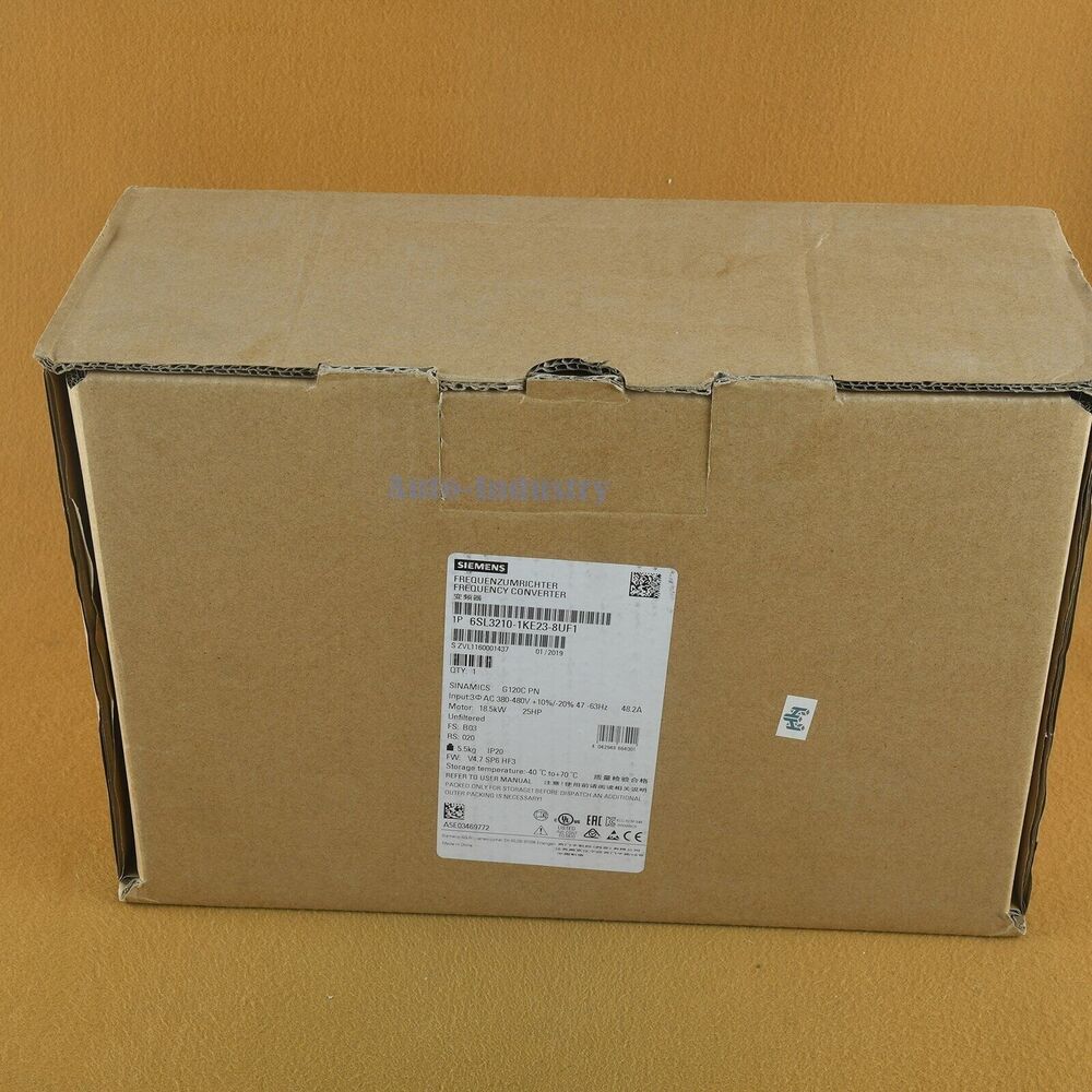 Siemens 6SL3210-1KE23-8UF1 SINAMICS G120C 18.5KW inverter 6SL3 210-1KE23-8UF1