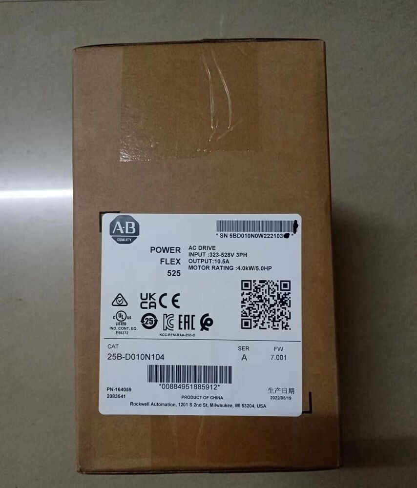 2023 AB Inverter 25B-D010N104 25BD010N104 New In Box Expedited Shipping 1PC DHL / UPS / FedEx