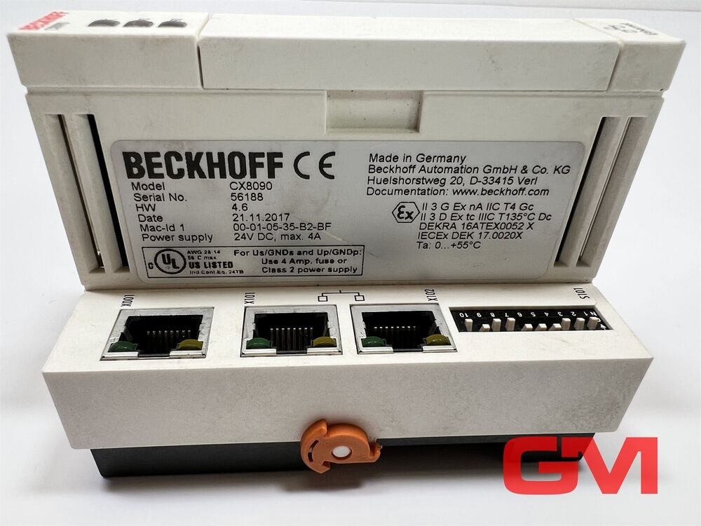 Beckhoff Cpu-Grundmodul CX8090 Embedded-Pc With Ethernet Module Hw 4.6 Unit