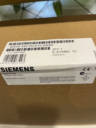 New Siemens 6AV6 542-0CA10-0AX0 6AV6542-0CA10-0AX0 SIMATIC OP Operator panel