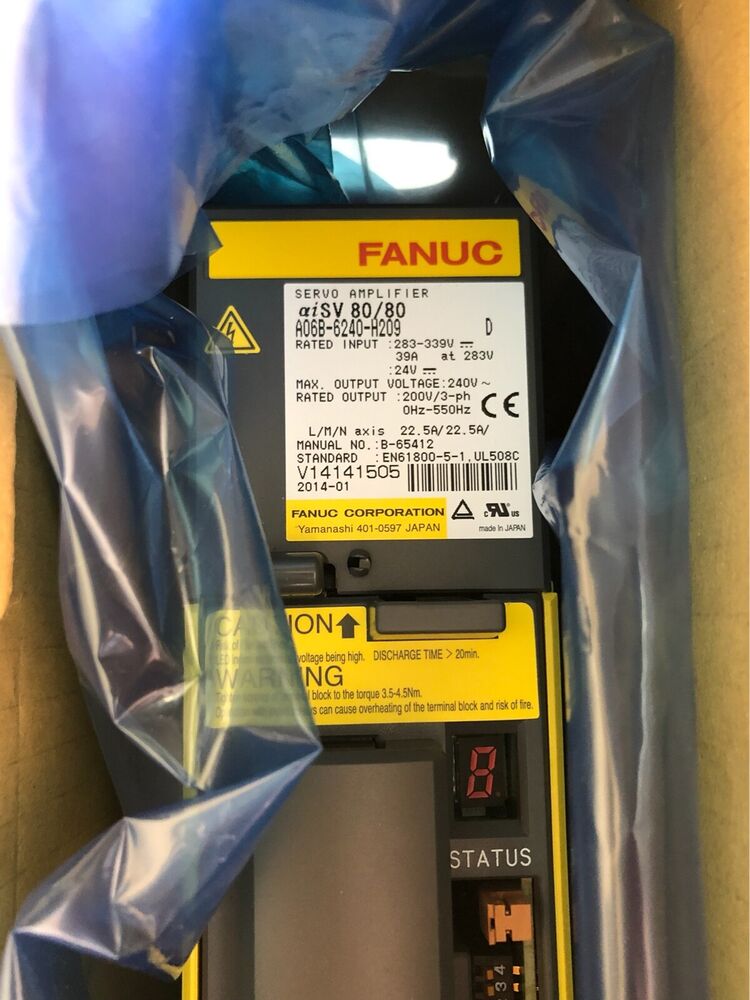 NEW ORIGINAL FANUC SERVO AMPLIFIER MODULE A06B-6240-H209 FREE EXPEDITED SHIPPING DHL / UPS / FedEx