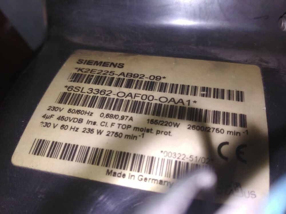 Siemens PLC 6SL3362-0AF00-0AA1 refurbished FREE EXPEDITED SHIPPING UPS / Fedex / DHL