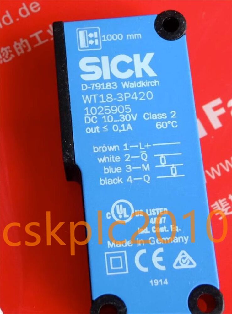 1 PCS NEW IN BOX SICK Photoelectric switch WT18-3P420 1025905