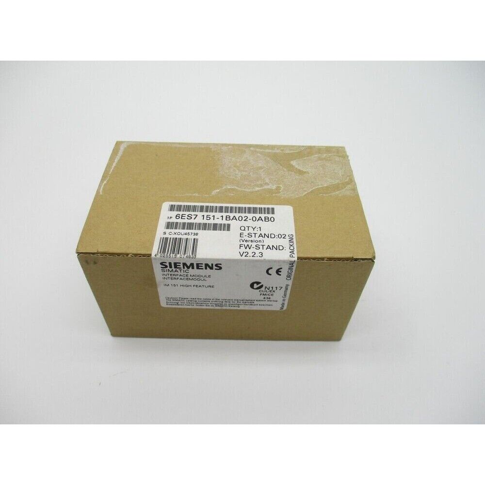 New Siemens 6ES7151-1BA02-0AB0 6ES71511BA020AB0 SIMATIC DP, interface module